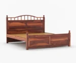 Lotus Sheesham Wood king/Queen Size Bed Without Storage - Image 5