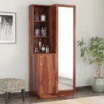 Marry Sheesham Wood Dressing Table with Mirror and Storage