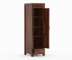 Melody 3 Door Solid Sheesham Wood Wardrobe - Image 6