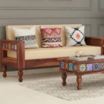 Neo 3 Seater Wooden Sofa