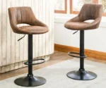 Newville Swivel Adjustable Height Bar Stool