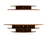 Parow Wooden Wall Mounted TV Unit - Image 3