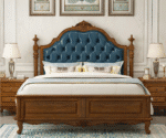 Regal  Elegance King  Classic  Wooden Bed - Image 2