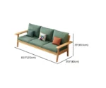 Royal Ash wood Sofa Set with Cushions - Image 7