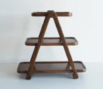 Saira 3 Tier Solid Wood Kitchen Rack - Image 8