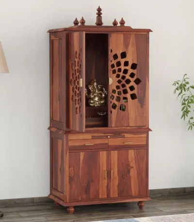 Sakti Sheesham Wood Home Temple