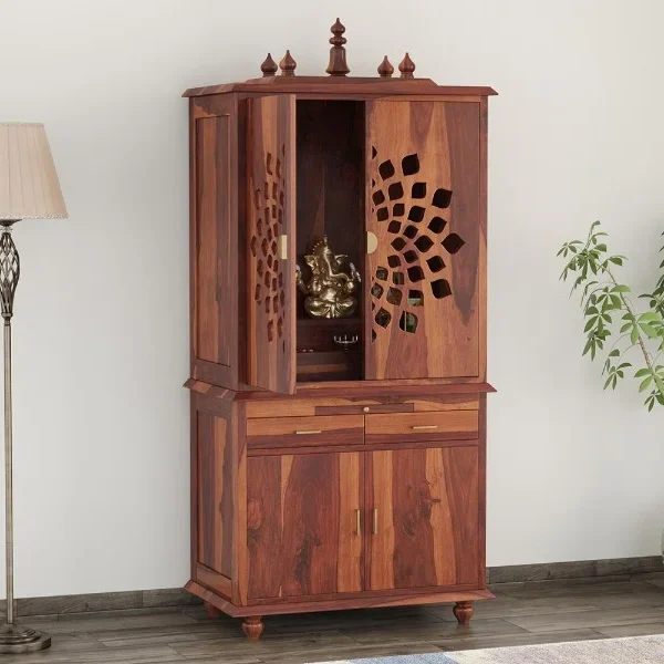 Sakti Sheesham Wood Home Temple