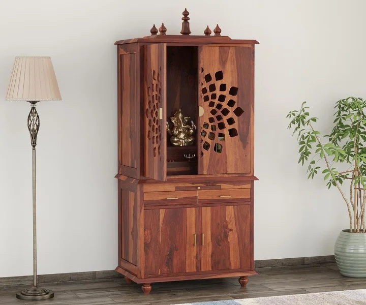 Sakti Sheesham Wood Home Temple