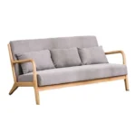 Scandinavian Sofa with Foam Cushioning and Non-Skirted Design - Image 3
