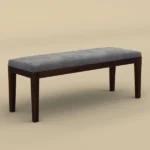 Sheesham Wood Bench With Cushion