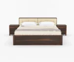 Sheesham Wood King/Queen Size Bed With Storage - Image 7