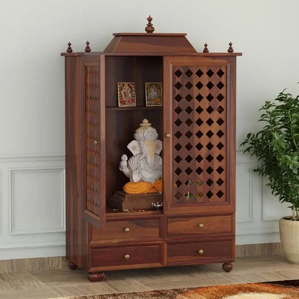 Shree Sheesham Wood Home Temple