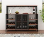 Style Wine Bar Cabinet with Ample Storage and Versatile - Image 7