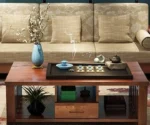 Traditional Wooden Sofa Set - Image 7