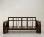 Vedic 3+1+1 Sheesham Wood Sofa Set With Cane and Brass Detailing - Image 15