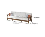 Verona Classic Wooden Sofa Set - Image 12