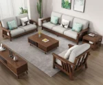 Verona Classic Wooden Sofa Set