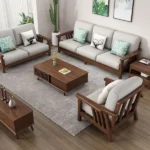 Verona Classic Wooden Sofa Set