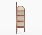Willa Solid Wood Cane Book Shelf - Image 3