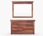 Wilson Sheesham Wood Dressing Table with Storage - Image 2