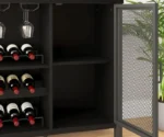 Wine Bar Cabinet  Coffee Bar Liquor Cabinet with Storage - Image 2