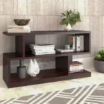 Wooden Console Tables with 2 Shelf Storage