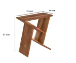 Wooden Y-Shaped Console Tables - Image 4