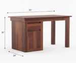 Archer Sheesham Wood Study Tables - Image 5