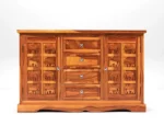 Emboss Sheesham Wooden Cabinet and Sideboard - Image 5