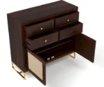 Jett 4-Drawer Wooden Chest Of Drawers - Image 5