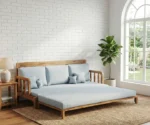Malabar Solid Wood Sofa Cum Bed - Image 2