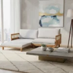 Noah 3 Seater Solid Wood Rattan Sofa  Cum Bed and L Shape