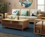 Sofa Set  Wooden Sofa Design  Contemporary Sheesham Wood - Image 2