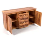 Tanay wood Sideboard with Cane Accents - Image 5