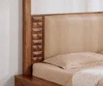 Adana Swaram Sheesham Wood King Poster Bed - Brown - Image 3