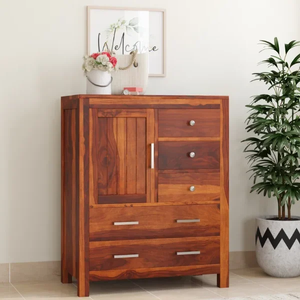 Alvon Sheesham Wood Chest Of Drawers