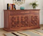 Reveka Solid Sheesham Wood Cabinets & Sideboards for Living Room Bedroom (1)
