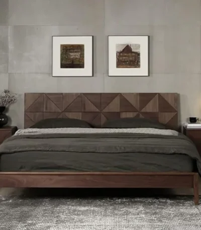 Sheesham Wooden King Size Cot Without Storage