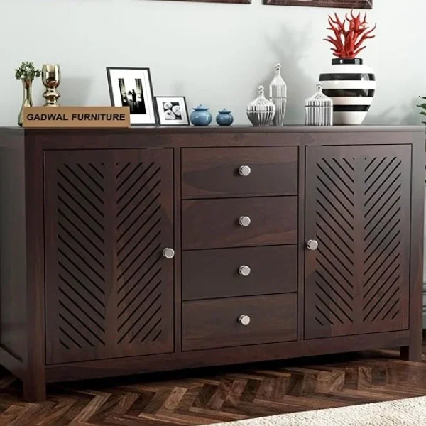 Solid-Sheesham-Wood-Wooden-Chest-of-Drawers-for-Storage-Sideboard-Cabinet-with-4-Drawers