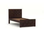 Chola Single Size Bed In Brown Finish - Image 6