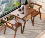 Elegant Wooden Dining Table Set Perfect for Contemporary Living Spaces