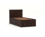 Horten Sheesham Wood Single Bed In Provincial Teak Finish With Box Storage - Image 2