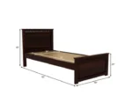 Kuber Single Bed Without Storage - Image 8