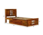 Relay Single Bed With Drawer Storage - Image 8