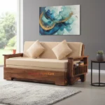 Solid Wood Jodhpur Sofa cum Bed