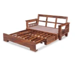 Solid Wood Jodhpur Sofa cum Bed - Image 4