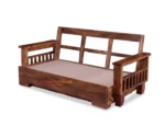 Solid Wood Jodhpur Sofa cum Bed - Image 5