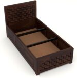 Balikos Sheesham Wood Bed with Box Storage - Image 5