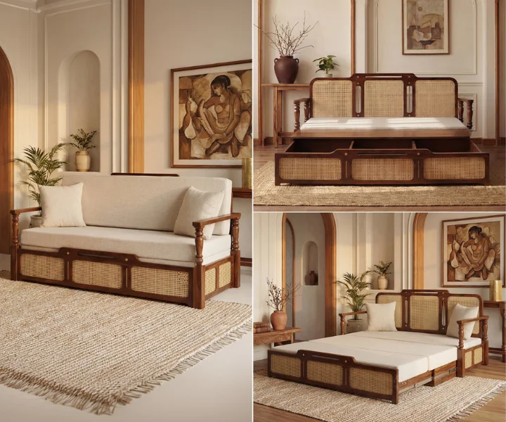 Wooden Bed vs Sofa Cum Bed: Which Is Better for Compact Homes?
