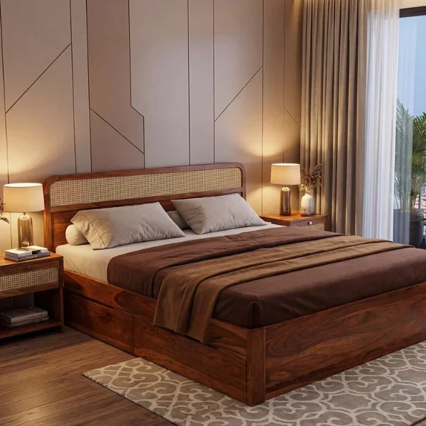 What Are the Latest Wood Bed Design Trends in India?